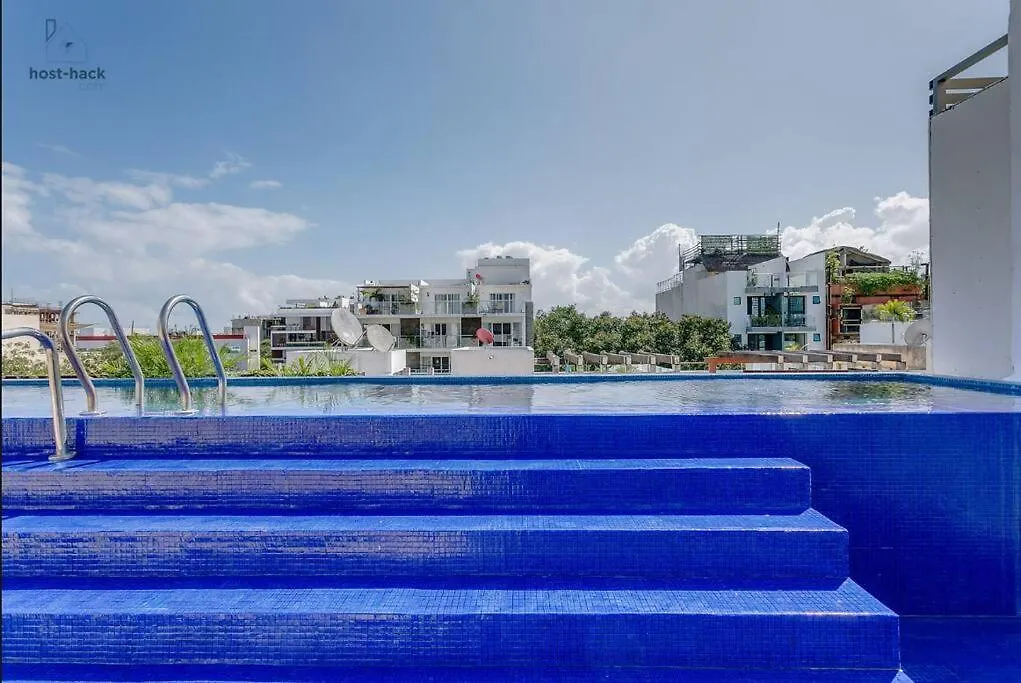 Apartment Ferienwohnung Danzamar 1A Loft C/ Piscina Cerca De Playa Mamitas Playa del Carmen